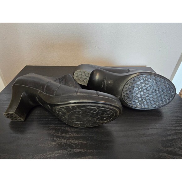 Dansko Bennett Black Nappa Leather Pump Slip On Heels size 40 - Picture 8 of 10